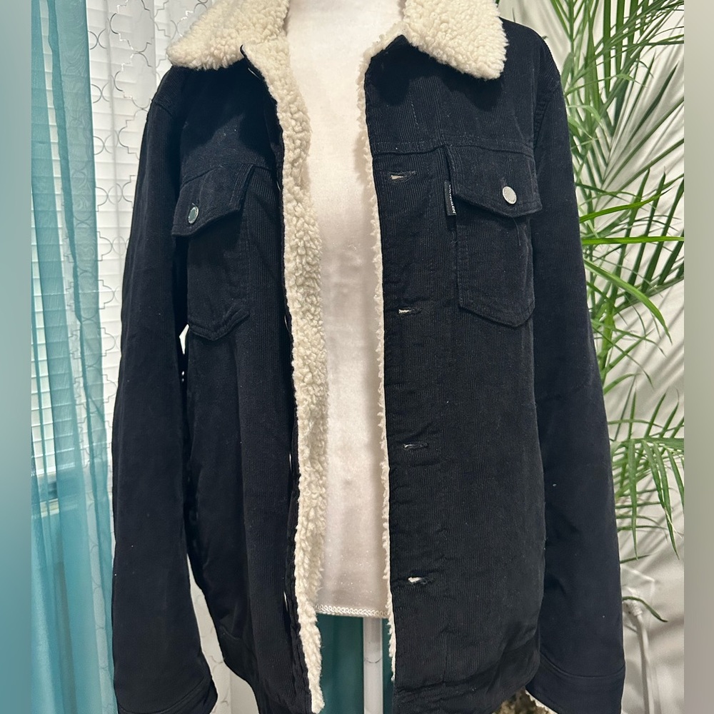 Calvin Klein Black Trucker Jacket - Picture 1 of 6